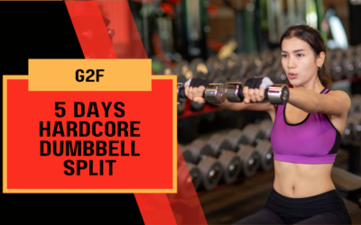 Dumbbell Only Workout: 5 Days Hardcore Dumbbell Split